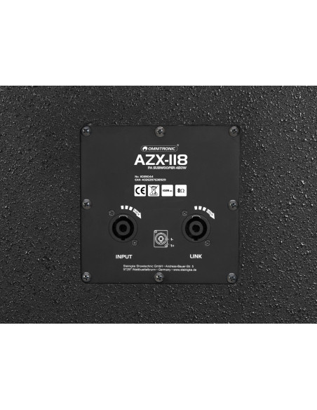 OMNITRONIC AZX-118 PA Subwoofer 450W