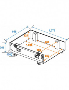 ROADINGER Flightcase 4x... 2