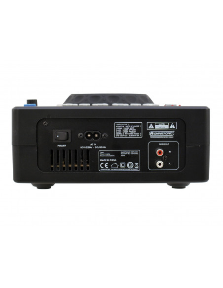 OMNITRONIC XMT-1400 MK2 Tabletop CD Player