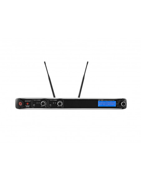 OMNITRONIC UHF-302 2-Channel Wireless Mic System 823-832/863-865MHz