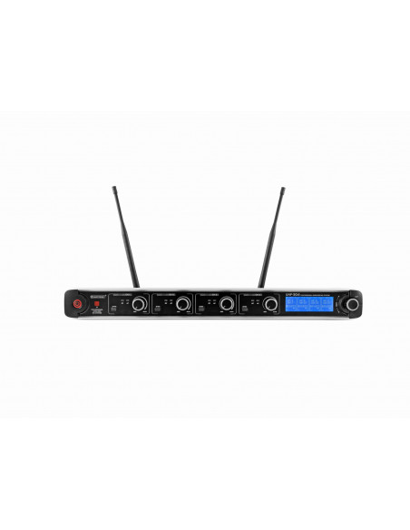 OMNITRONIC UHF-304 4-Channel Wireless Mic System 823-832/863-865MHz