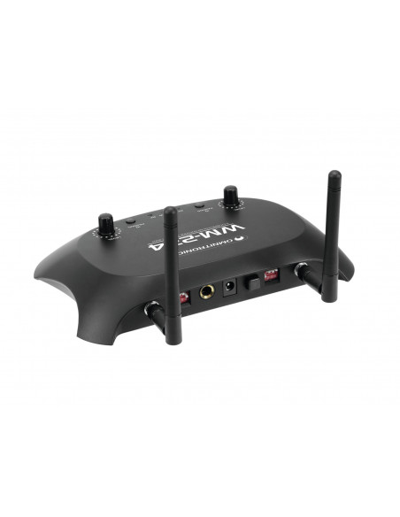 OMNITRONIC WM-224 2-Channel Wireless Microphone System 2.4GHz