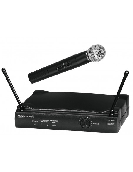 OMNITRONIC VHF-250 Wireless Mic Set 214