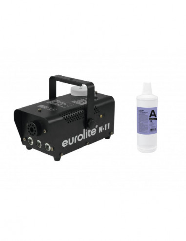 EUROLITE Set N-11 LED Hybrid amber fog machine + A2D Action smoke fluid 1l