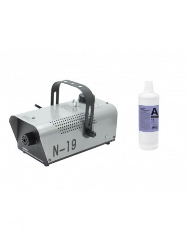 EUROLITE Set N-19 Smoke machine silver + A2D Action smoke fluid 1l