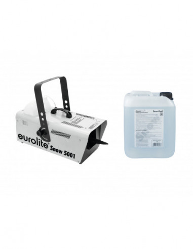 EUROLITE Set Snow 5001 Snow machine + Snow fluid 5l