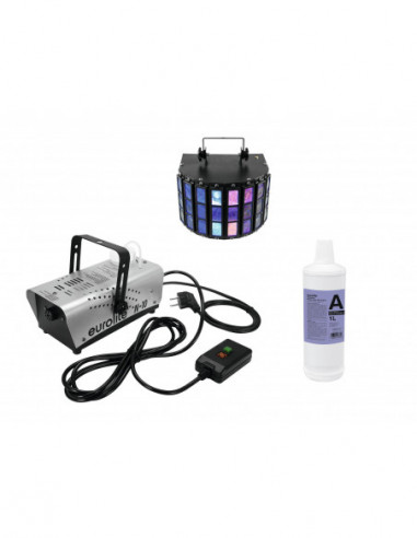 EUROLITE Set N-10 silber + A2D Fluid 1l + LED Mini D-5