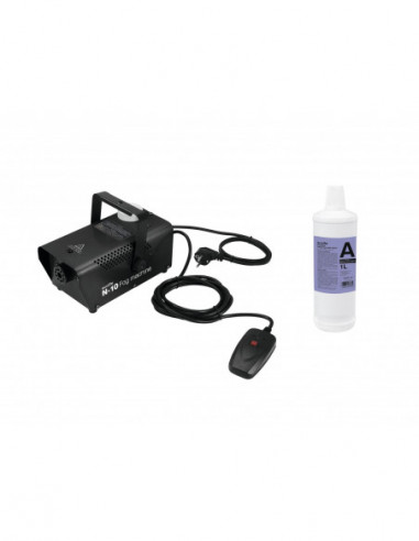 EUROLITE Set N-10 black + A2D Action smoke fluid 1l