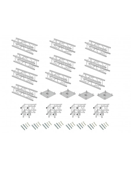 ALUTRUSS Truss set QUADLOCK 6082 rectangle 7x4x3.5m (WxDxH)