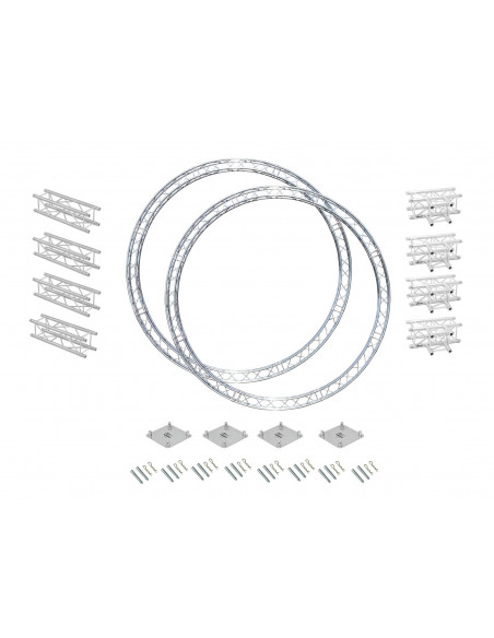 ALUTRUSS Truss set QUADLOCK 6082 circle 6.6x3.5m
