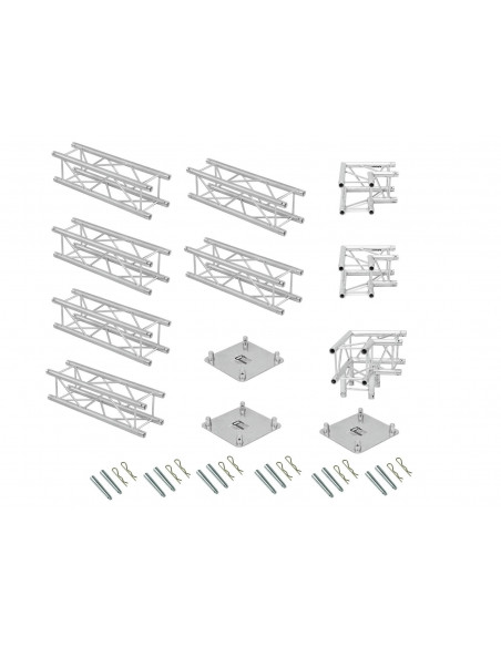 ALUTRUSS Truss set QUADLOCK 6082 L-Figure 7x4x3.5m (WxDxH)