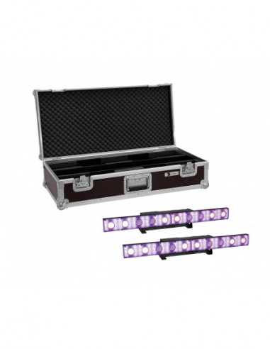 EUROLITE Set 2x LED STP-10 ABL Sunbar + Case