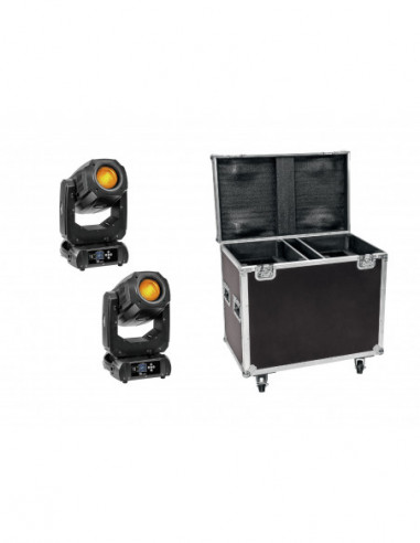 EUROLITE Set 2x LED TMH-S200 + Case