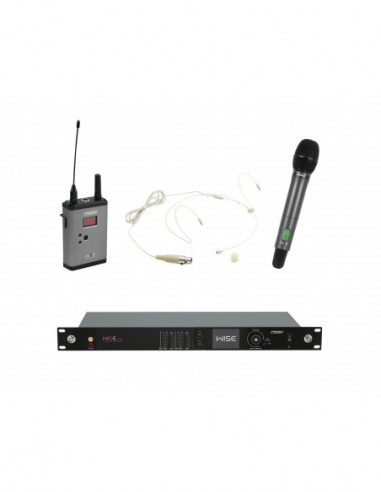 PSSO Set WISE TWO + Dyn. wireless microphone + BP + Headset 518-548MHz