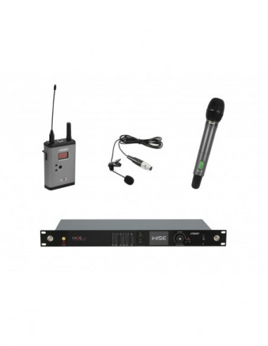 PSSO Set WISE TWO + Dyn. wireless microphone + BP + Lavalier 638-668MHz