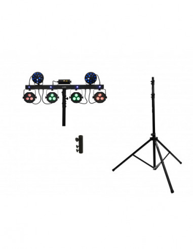 EUROLITE Set LED KLS Laser Bar Next FX Light Set + M-4 Speaker-System Stand