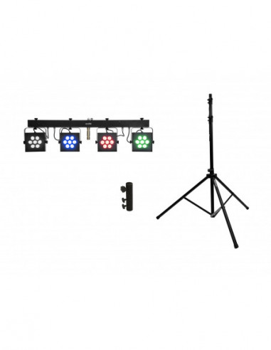 EUROLITE Set LED KLS-3002 + M-4 Speaker-System Stand