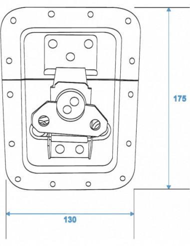 ROADINGER Butterfly Lock Large in Dish
