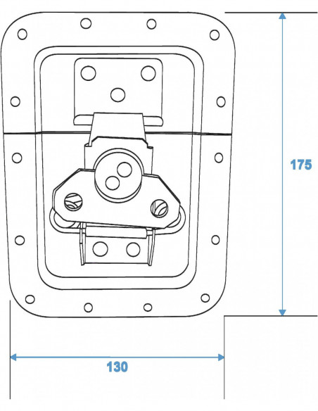 ROADINGER Butterfly Lock Large in Dish
