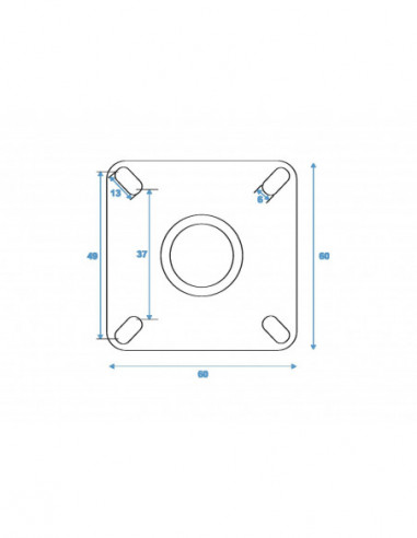 ROADINGER Swivel Castor 75mm grey