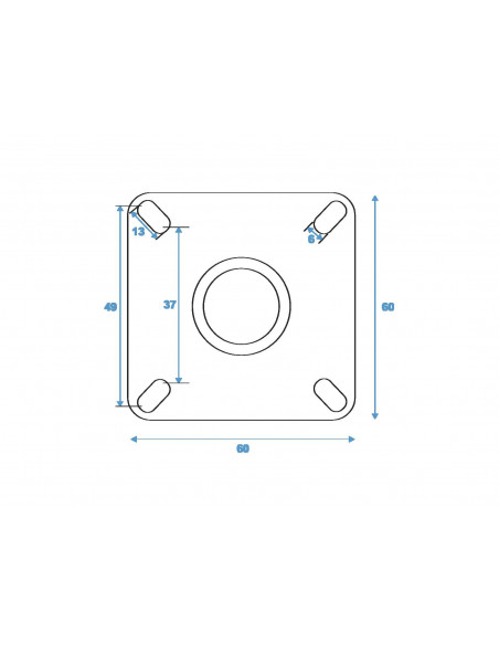 ROADINGER Swivel Castor 75mm grey