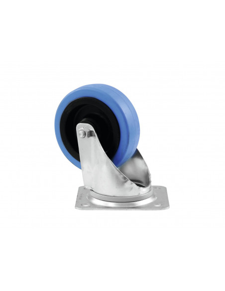 ROADINGER Swivel Castor 100mm BLUE WHEEL light blue