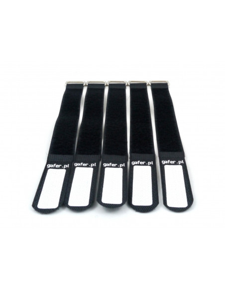 GAFER.PL Tie Straps 25x260mm 5 pieces black