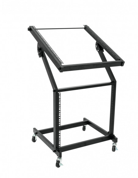 OMNITRONIC Rack Stand 12U/10U adjustable on Wheels