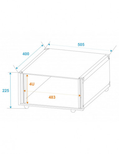 ROADINGER Effect Rack Studio 4U