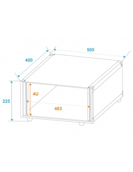 ROADINGER Effect Rack Studio 4U